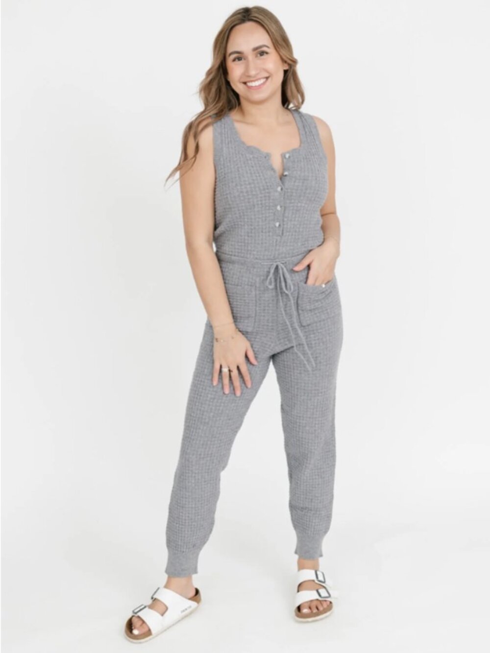 Smash + Tess Wendy Waffle Romper